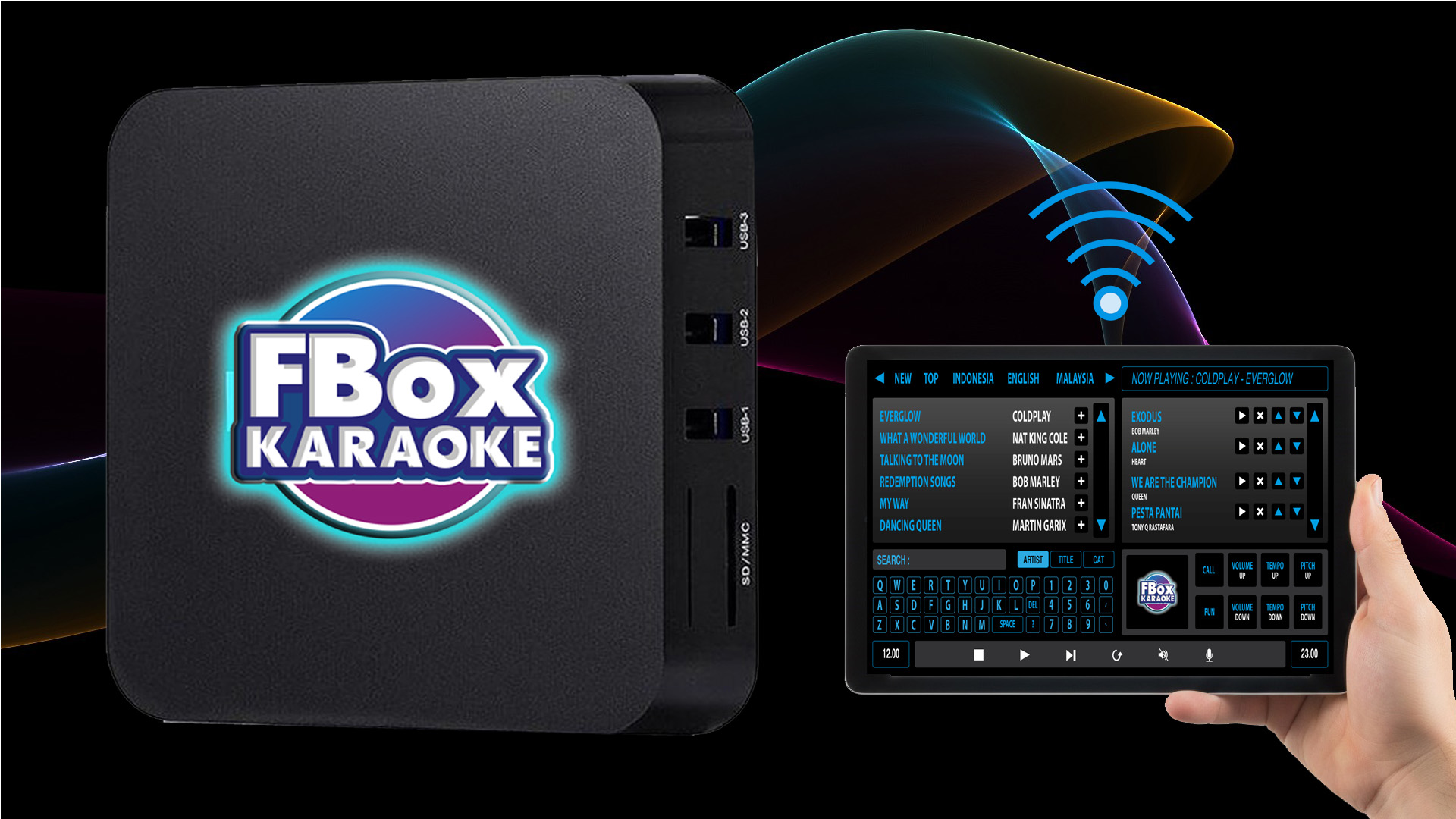 FBOX Karaoke Interface